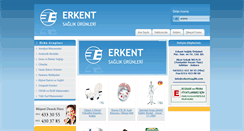 Desktop Screenshot of erkentsaglik.com